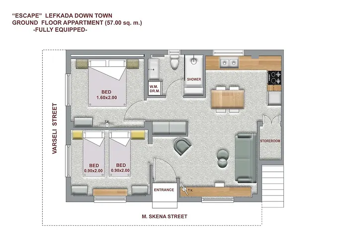 Lefkasescape Groundfloor Appartement